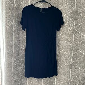 Little black dress with cute tie on side!